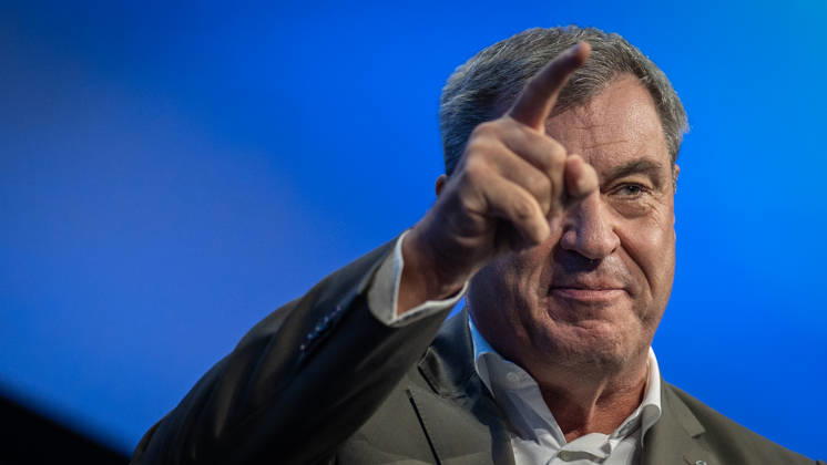Markus Söder, Minister-President of Bavaria, as a guest at Germany Day 2026 78 Germany Day 2026 in Bonn Junge Union (JU), the youth organization of the CDU and CSU, Bonn, North Rhine-Westphalia, Germany World Conference Center Bonn