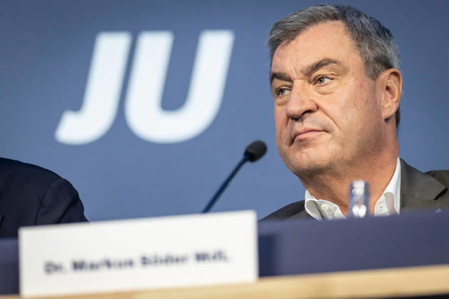Markus Söder, Minister-President of Bavaria, as a guest at Germany Day 2026 78 Germany Day 2026 in Bonn Junge Union (JU), the youth organization of the CDU and CSU, Bonn, North Rhine-Westphalia, Germany World Conference Center Bonn