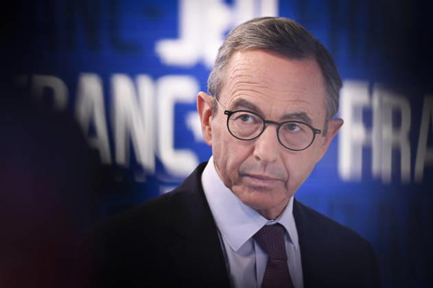 Bruno Retailleau on Franc Jeu - Paris Bruno Retailleau candidate for the 2027 presidential election poses for pictures for Franc Jeu on France 2 channel in Paris, France on October 18, 2026. Photo by Stephane Le Tellec ABACAPRESS.COM Paris France  Copyright: xLexTellecxStephane ABACAx