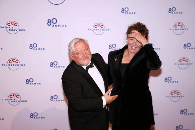 Axel Prahl and Margarita Broich at the 80th Anniversary CCC Filmkunst Gala at the CCC Film Studios in Berlin, October 17, 2026 Copyright: xAgenturxMatthiasxWehnertx xRenexduxVinagex
