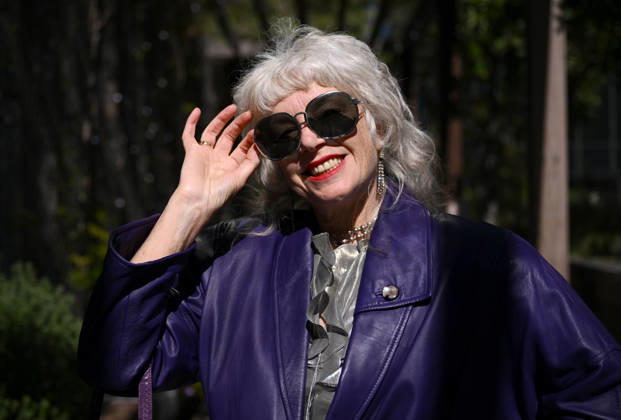 MELBOURNE FASHION WEEK PREVIEW, Guest Ginger poses for a photo ahead of a 2026 Melbourne Fashion Week Runway Preview, at Sky Park, Melbourne, Monday, October 19, 2026. The preview features a selection of the upcoming collections that will appear on M FW runways including designers OUT OF HAND x Lisa Waup, Ebony Noire, Van Ermel Scherer, Perple, Gotham, Wilson Jedd Adams, Asiyam, Atoir, NGALI, Kuwaii, HoMie, Collective Closets x Mariam Farah, TOJHÃÄ, Amy Cottrell, BAAQIY and Sean Rentero. ( NO ARCHIVING MELBOURNE VICTORIA Australia  Copyright: xJOELxCARRETTx 20261019138712554427