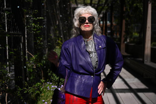 MELBOURNE FASHION WEEK PREVIEW, Guest Ginger poses for a photo ahead of a 2026 Melbourne Fashion Week Runway Preview, at Sky Park, Melbourne, Monday, October 19, 2026. The preview features a selection of the upcoming collections that will appear on M FW runways including designers OUT OF HAND x Lisa Waup, Ebony Noire, Van Ermel Scherer, Perple, Gotham, Wilson Jedd Adams, Asiyam, Atoir, NGALI, Kuwaii, HoMie, Collective Closets x Mariam Farah, TOJHÃÄ, Amy Cottrell, BAAQIY and Sean Rentero. ( NO ARCHIVING MELBOURNE VICTORIA Australia  Copyright: xJOELxCARRETTx 20261019172654065740