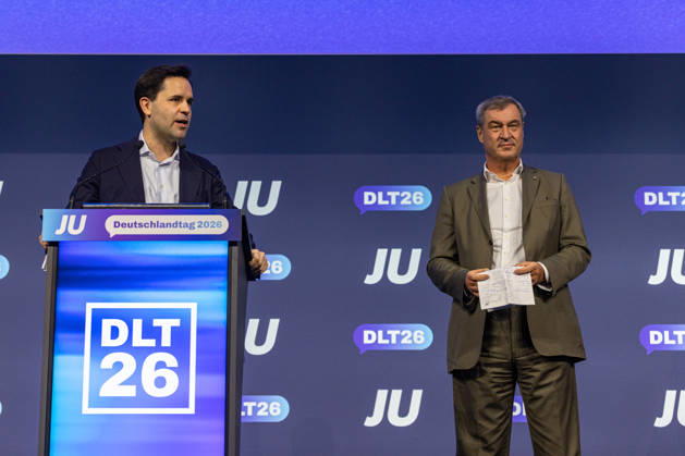 Young Union Germany Day in Bonn Speech by the Bavarian Minister-President October 18, 2026 Welcome address by Johannes WINKEL, Member of the Bundestag and Federal Chairman of the Y Copyright: xMarcxJohnx