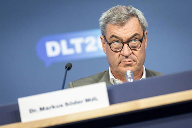 Markus Söder, Minister-President of Bavaria, as a guest at Germany Day 2026 78 Germany Day 2026 in Bonn Junge Union (JU), the youth organization of the CDU and CSU, Bonn, North Rhine-Westphalia, Germany World Conference Center Bonn