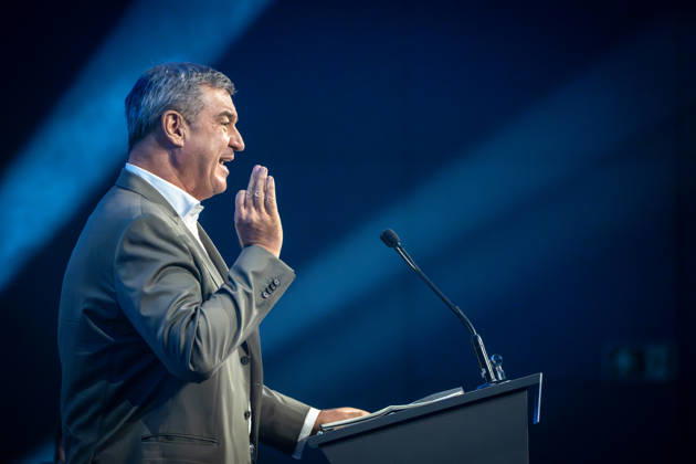 Markus Söder, Minister-President of Bavaria, as a guest at Germany Day 2026 78 Germany Day 2026 in Bonn Junge Union (JU), the youth organization of the CDU and CSU, Bonn, North Rhine-Westphalia, Germany World Conference Center Bonn
