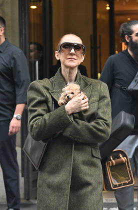Céline Dion leaves the Royal Monceau hotel with her sons Nelson and Eddy and her dog after her concert series in Paris on October 19, 2026. Christian Liewig, Bestimage. Céline Dion leaves the Royal Monceau hotel with her sons Nelson and Eddy and her dog after her concert series in Paris on October 19, 2026 Paris, France Copyright: xChristianxLiewigx xBestimagexChristianxLiewigx xBestimagex