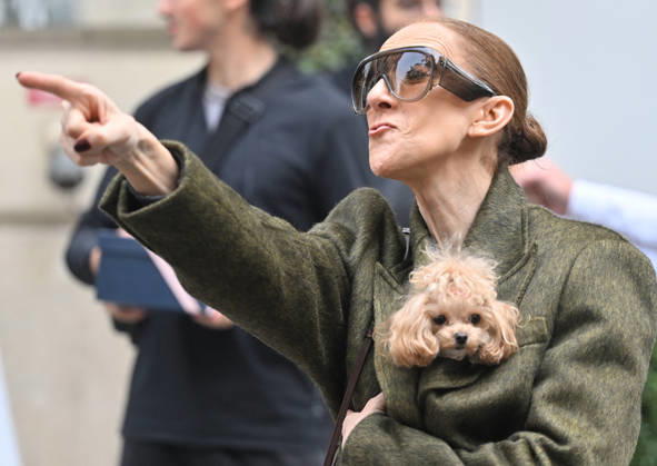 Céline Dion leaves the Royal Monceau hotel with her sons Nelson and Eddy and her dog after her concert series in Paris on October 19, 2026. Christian Liewig, Bestimage. Céline Dion leaves the Royal Monceau hotel with her sons Nelson and Eddy and her dog after her concert series in Paris on October 19, 2026 Paris, France Copyright: xChristianxLiewigx xBestimagexChristianxLiewigx xBestimagex