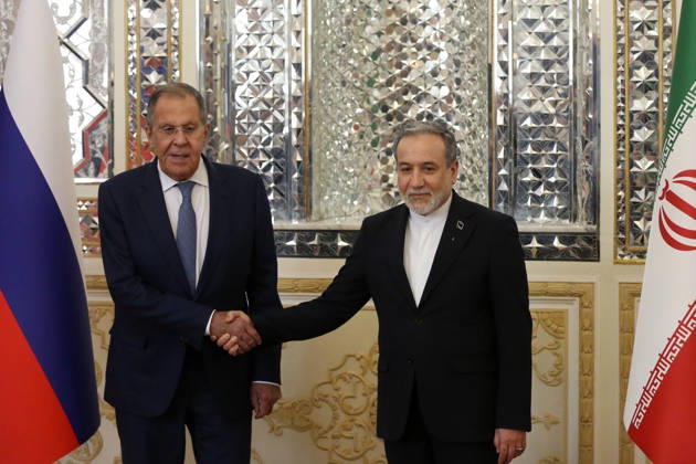 Russian Foreign Minister Sergey Lavrov holds official talks in Tehran TEHRAN, IRAN - OCTOBER 19: ( RESTRICTIONS: NO Access Israel Media Persian Language TV Stations Outside Iran Strictly No Access BBC Persian VOA Persian Manoto TV Iran International TV ) Iranian Foreign Minister Abbas Araghchi (R) meets with Russian Foreign Minister Sergey Lavrov (L), who arrived in Tehran for an official working visit, in Tehran, Iran, on October 19, 2026. Fatemeh Bahrami Anadolu Tehran Iran. Editorial use only. Please get in touch for any other usage.  Copyright: x2026xAnadoluxFatemehxBahramix
