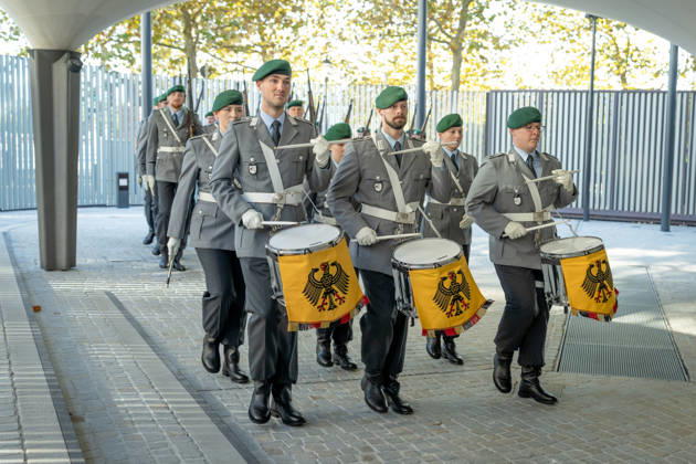 Federal President Frank-Walter Steinmeier, Accreditation of Ambassadors in Berlin, Official Residence at Spreebogen, Federal President Frank-Walter Steinmeier, Accreditation of Ambassadors, Bundeswehr Berlin, Berlin, GER