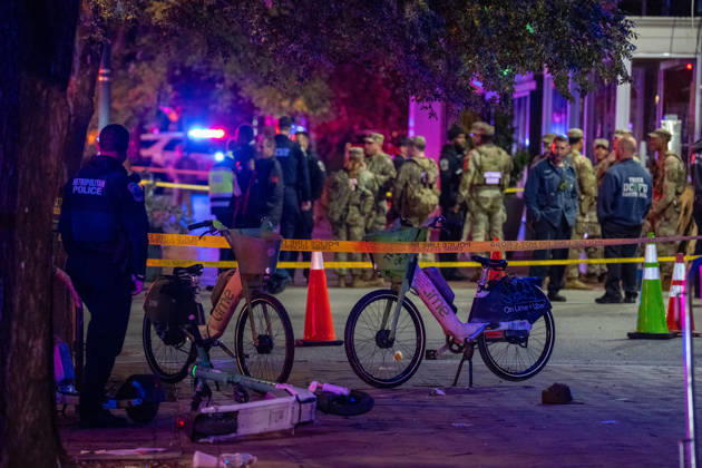 October 19, 2026, Washington, Dc, United States: A National Guard soldier was shot in the Eastern Market neighborhood of Washington, D.C. in the early hours of October 19, 2026. The guardsman tried to break up a fight but was shot by one of the participants, before the suspect was shot by other National Guard soldiers. Both the Guardsman and the suspect were taken to the hospital with non-life threatening injuries. Washington United States  - ZUMAl312 20261019_znp_l312_037 Copyright: xAndrewxLeydenx