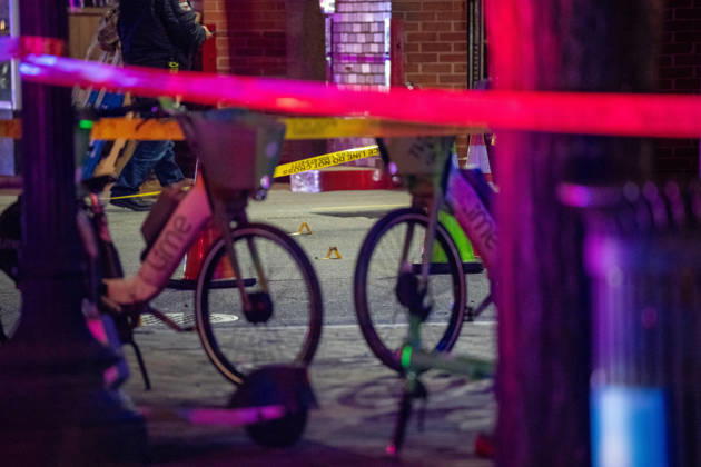 October 19, 2026, Washington, Dc, United States: A National Guard soldier was shot in the Eastern Market neighborhood of Washington, D.C. in the early hours of October 19, 2026. The guardsman tried to break up a fight but was shot by one of the participants, before the suspect was shot by other National Guard soldiers. Both the Guardsman and the suspect were taken to the hospital with non-life threatening injuries. Washington United States  - ZUMAl312 20261019_znp_l312_044 Copyright: xAndrewxLeydenx