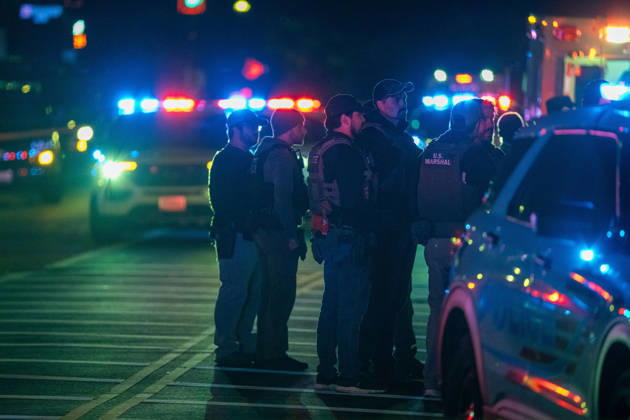 October 19, 2026, Washington, Dc, United States: A National Guard soldier was shot in the Eastern Market neighborhood of Washington, D.C. in the early hours of October 19, 2026. The guardsman tried to break up a fight but was shot by one of the participants, before the suspect was shot by other National Guard soldiers. Both the Guardsman and the suspect were taken to the hospital with non-life threatening injuries. Washington United States - ZUMAl312 20261019_znp_l312_038 Copyright: xAndrewxLeydenx