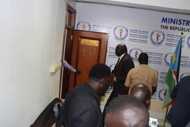 October 19, 2026, Juba, Ces Juba, South Sudan: Health Ministry Tests Ebola Response Readiness Across Three Cities South Sudan Caretaker Minister of Health, Hon. Dak Duop Bichiok, has announced a preparedness simulation exercise for Bundibugyo Virus Disease (BVD) in Juba, Yei and Yambio from October 19 to 23, 2026. The exercise aims to strengthen disease surveillance, coordination and emergency response, with the ministry clarifying that it does not indicate an outbreak. Juba South Sudan - ZUMAb132 20261019_zip_b132_003 Copyright: xSamirxBolx