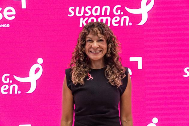 October 19, 2026, New York, New York, USA: Amber Guild, President & CEO of Susan G. Komen Foundation poses on the trading floor of the New York Stock Exchange (NYSE) during opening hours as she rang the Opening Bell in recognition of National Breast Cancer Awareness Month in New York, NY on October 19, 2026. New York USA - ZUMAr339 20261019_znp_r339_002 Copyright: xLevxRadinx