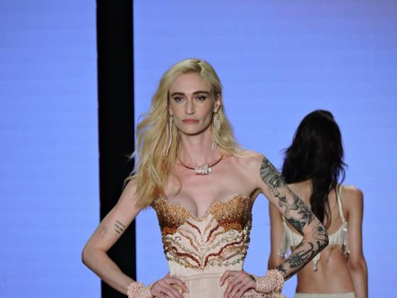 RECORD DATE NOT STATED ammi fashion show at SPFW Sao Paulo (SP), 10 18 2026 - Fashion SPFW Runway - The brand Ammi presents the Forma Viva collection on the last day of Sao Paulo Fashion Week. The brand featured model Isabeli Fontana, whose husband, singer Di Ferrero, was in the audience.(Foto: Leandro Chemalle Thenews2 imago images) ammi fashion show at SPFW  Copyright: xLeandroxChemallex
