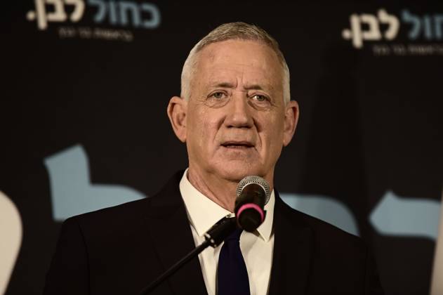 October 19, 2026, Ramat-Gan, Israel: Benny Gantz, chairman of Israel s Blue and White party, holds a press conference in Ramat Gan, Israel, October 19, 2026, during which he announces his withdrawal from the upcoming elections. Ramat-Gan Israel - ZUMAq101 20261019_zna_q101_047 Copyright: xTomerxNeubergx