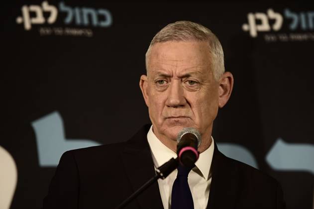 October 19, 2026, Ramat-Gan, Israel: Benny Gantz, chairman of Israel s Blue and White party, holds a press conference in Ramat Gan, Israel, October 19, 2026, during which he announces his withdrawal from the upcoming elections. Ramat-Gan Israel - ZUMAq101 20261019_zna_q101_052 Copyright: xTomerxNeubergx