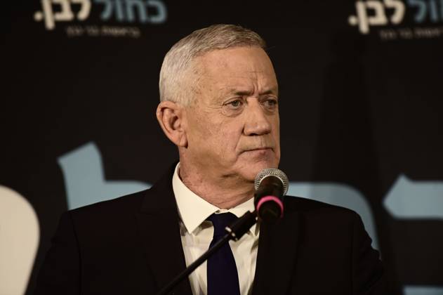 October 19, 2026, Ramat-Gan, Israel: Benny Gantz, chairman of Israel s Blue and White party, holds a press conference in Ramat Gan, Israel, October 19, 2026, during which he announces his withdrawal from the upcoming elections. Ramat-Gan Israel - ZUMAq101 20261019_zna_q101_059 Copyright: xTomerxNeubergx