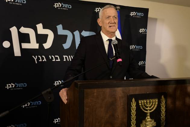 October 19, 2026, Ramat-Gan, Israel: Benny Gantz, chairman of Israel s Blue and White party, holds a press conference in Ramat Gan, Israel, October 19, 2026, during which he announces his withdrawal from the upcoming elections. Ramat-Gan Israel - ZUMAq101 20261019_zna_q101_076 Copyright: xTomerxNeubergx