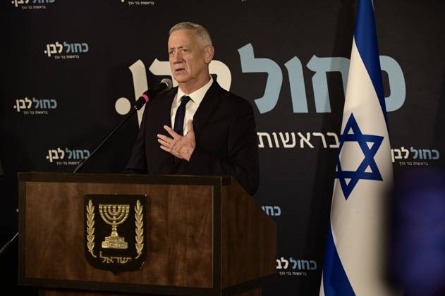 October 19, 2026, Ramat-Gan, Israel: Benny Gantz, chairman of Israel s Blue and White party, holds a press conference in Ramat Gan, Israel, October 19, 2026, during which he announces his withdrawal from the upcoming elections. Ramat-Gan Israel - ZUMAq101 20261019_zna_q101_077 Copyright: xTomerxNeubergx