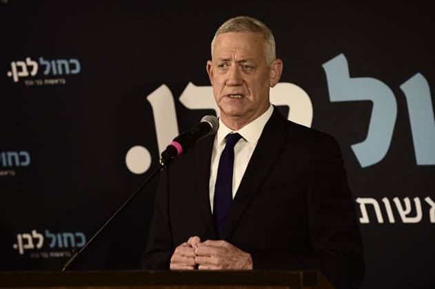 October 19, 2026, Ramat-Gan, Israel: Benny Gantz, chairman of Israel s Blue and White party, holds a press conference in Ramat Gan, Israel, October 19, 2026, during which he announces his withdrawal from the upcoming elections. Ramat-Gan Israel - ZUMAq101 20261019_zna_q101_079 Copyright: xTomerxNeubergx