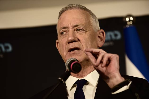 October 19, 2026, Ramat-Gan, Israel: Benny Gantz, chairman of Israel s Blue and White party, holds a press conference in Ramat Gan, Israel, October 19, 2026, during which he announces his withdrawal from the upcoming elections. Ramat-Gan Israel - ZUMAq101 20261019_zna_q101_081 Copyright: xTomerxNeubergx