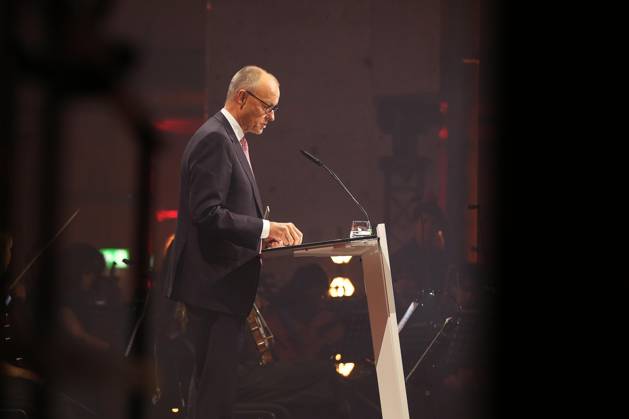 Berlin, Germany, October 19, 2026: Kraftwerk Berlin, Invest in Germany Summit—Chancellor Friedrich Merz of the CDU delivers a speech Copyright: xdtsxNachrichtenagenturx dts_139974