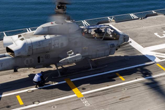 Orikun, The Netherlands, 2026-10-19 11:08:20 ORIKUN, 19-10-2026, The Turkish Navy s amphibious assault and drone ship TCG Anadolu (L400) is participating in NATO Exercise Neptune Strike 26-4. This exercise runs from 16 October to 5 November. During this exercise, NATO organized a demonstration for Distinguished Visitors and the media to showcase the Anadolu s spearhead operations in the form of a simulated amphibious strike on Pasha Beach. Photo: NLBeeld Robert Meerding Credit: NL Beeld Robert Meerding Inc  Copyright: xx x