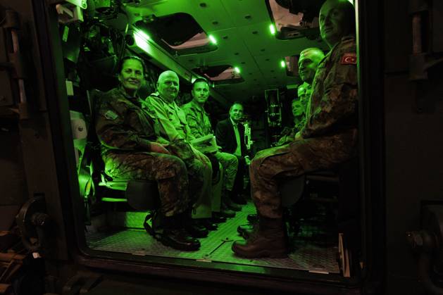 Orikun, The Netherlands, 2026-10-19 11:28:56 ORIKUN, 19-10-2026, The Turkish Navy s amphibious assault and drone ship TCG Anadolu (L400) is participating in NATO Exercise Neptune Strike 26-4. This exercise runs from 16 October to 5 November. During this exercise, NATO organized a demonstration for Distinguished Visitors and the media to showcase the Anadolu s spearhead operations in the form of a simulated amphibious strike on Pasha Beach. Photo: NLBeeld Robert Meerding Credit: NL Beeld Robert Meerding Inc  Copyright: xx x