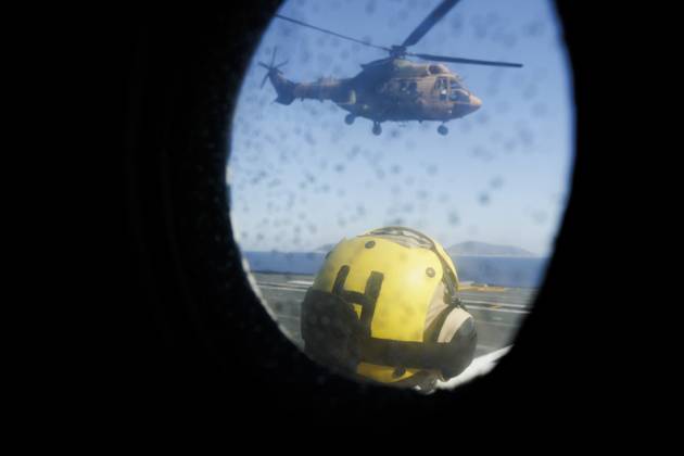 Orikun, The Netherlands, 2026-10-19 13:39:45 ORIKUN, 19-10-2026, The Turkish Navy s amphibious assault and drone ship TCG Anadolu (L400) is participating in NATO Exercise Neptune Strike 26-4. This exercise runs from 16 October to 5 November. During this exercise, NATO organized a demonstration for Distinguished Visitors and the media to showcase the Anadolu s spearhead operations in the form of a simulated amphibious strike on Pasha Beach. Photo: NLBeeld Robert Meerding Credit: NL Beeld Robert Meerding Inc  Copyright: xx x
