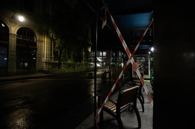 France extends night curfews beyond Paris following weekend violence LYON, FRANCE - OCTOBER 19: A view of a street during a curfew imposed following violence and looting during nationwide weekend demonstrations against the rising cost of living and fuel prices in Lyon, France, on October 19, 2026. French authorities are expanding overnight curfews beyond Paris to Nice, Lyon and parts of the Gironde department following weekend protests marked by violence and looting, French broadcaster BFMTV reported Monday. Laurent Vlad Anadolu Lyon France. Editorial use only. Please get in touch for any other usage.  Copyright: x2026xAnadoluxLaurentxVladx