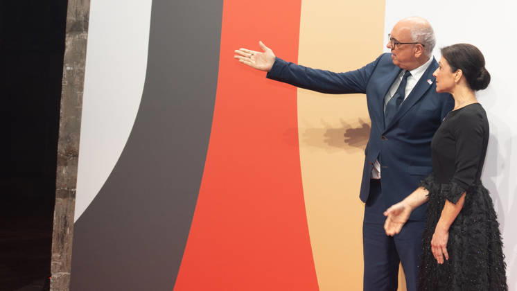 Andreas Bovenschulte, Mayor of Bremen, with Katherina Reiche, Federal Minister for Economic Affairs and Energy; Invest in Germany Summit 2026; Red Carpet for Investments; Event Location: Kraftwerk Berlin, Berlin, Germany; Kraftwerk Event Location