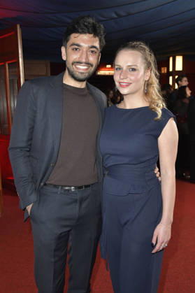 Milad Tabesch and Laura Wessbecher at the 2026 European Future Award ceremony at the Tipi am Kanzleramt in Berlin, October 19, 2026 Foto:xM.xBehrensx xFuturexImagex future_6041