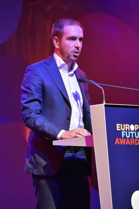 Philipp Lahm at the 2026 European Future Award ceremony at the Tipi am Kanzleramt in Berlin, October 19, 2026 Foto:xM.xBehrensx xFuturexImagex future_6063