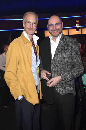 Eric Schmidt Mohan and Ralph Morgenstern at the 2026 European Future Award ceremony at the Tipi am Kanzleramt in Berlin, October 19, 2026 Foto:xM.xBehrensx xFuturexImagex future_6069