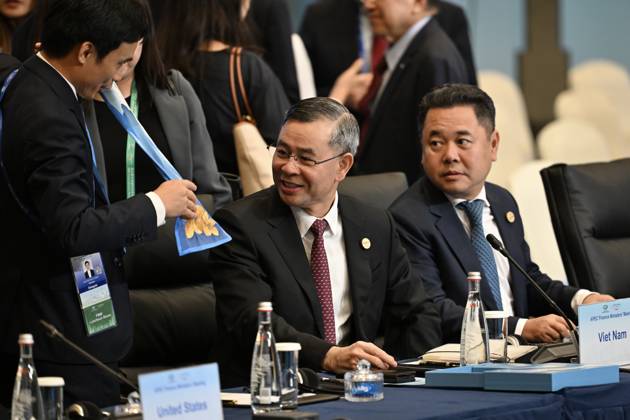 APEC Finance Ministers Meeting In Hong Kong Ngo Van Tuan, Vietnam Finance Minister attends APEC Finance Ministers Meeting on October 20, 2026 in Hong Kong. (Photo by Stringer Nexpher Images) Hong Kong