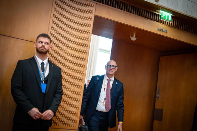 Timotheus Höttges, CEO of Deutsche Telekom AG, at the Invest in Germany Summit 2026 at the ESMT European School of Management and Technology in Berlin, Berlin, Germany; ESMT Berlin
