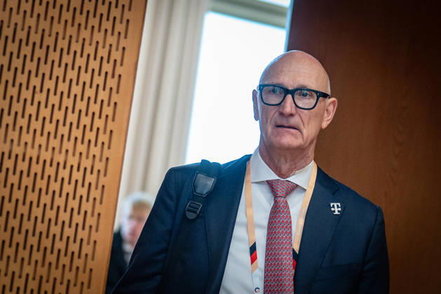 Timotheus Höttges, CEO of Deutsche Telekom AG, at the Invest in Germany Summit 2026 at the ESMT European School of Management and Technology in Berlin, Berlin, Germany; ESMT Berlin