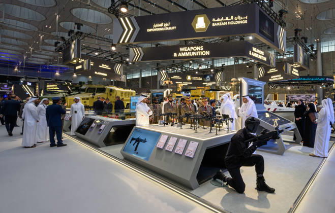 (261020) -- DOHA, Oct. 20, 2026 -- People visit the Milipol Qatar 2026, an international event for homeland security and civil defense, at Doha Exhibition and Convention Center in Doha, Qatar, Oct. 20, 2026. The three-day exhibition attracted more than 270 exhibitors. (Photo by Xinhua) QATAR-DOHA-MILIPOL 2026-HOMELAND SECURITY-CIVIL DEFENSE-EXHIBITION Nikku
