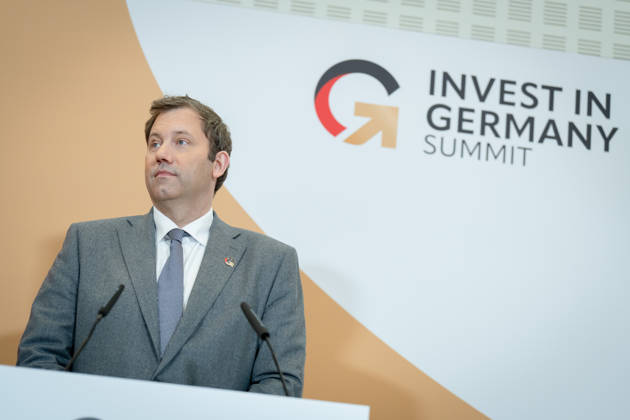 Invest in Germany Summit, Berlin, ESMT Invest in Germany Summit, Berlin, ESMT, Lars Klingbeil, Federal Minister of Finance Berlin Berlin GER
