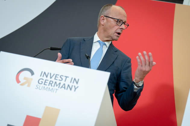 Invest in Germany Summit, Berlin, ESMT Invest in Germany Summit, Berlin, ESMT, Friedrich Merz, Federal Chancellor Berlin Berlin GER
