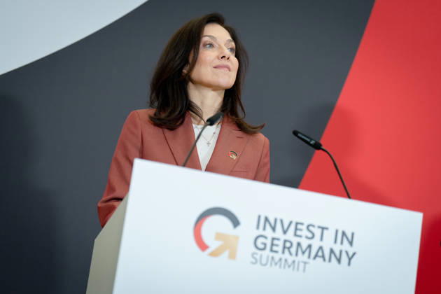 Invest in Germany Summit, Berlin, ESMT Invest in Germany Summit, Berlin, ESMT, Katherina Reiche, Federal Minister for Economic Affairs Berlin Berlin GER