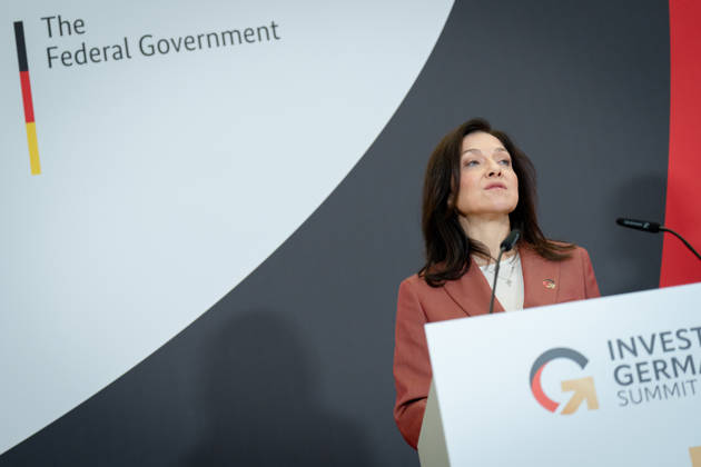 Invest in Germany Summit, Berlin, ESMT Invest in Germany Summit, Berlin, ESMT, Katherina Reiche, Federal Minister for Economic Affairs Berlin Berlin GER