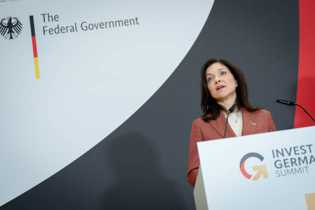 Invest in Germany Summit, Berlin, ESMT Invest in Germany Summit, Berlin, ESMT, Katherina Reiche, Federal Minister for Economic Affairs Berlin Berlin GER