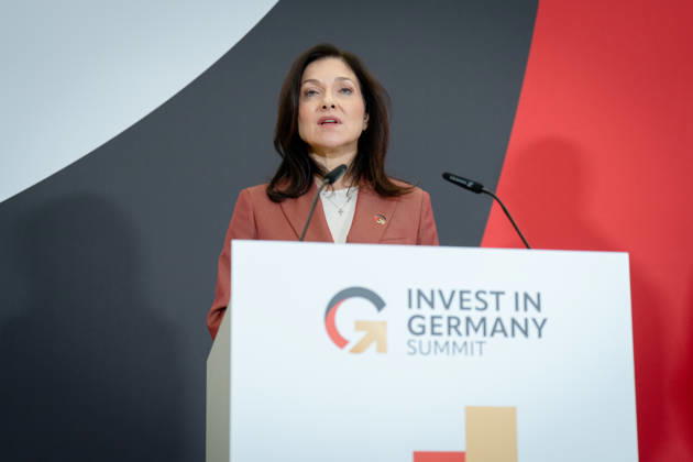 Invest in Germany Summit, Berlin, ESMT Invest in Germany Summit, Berlin, ESMT, Katherina Reiche, Federal Minister for Economic Affairs Berlin Berlin GER
