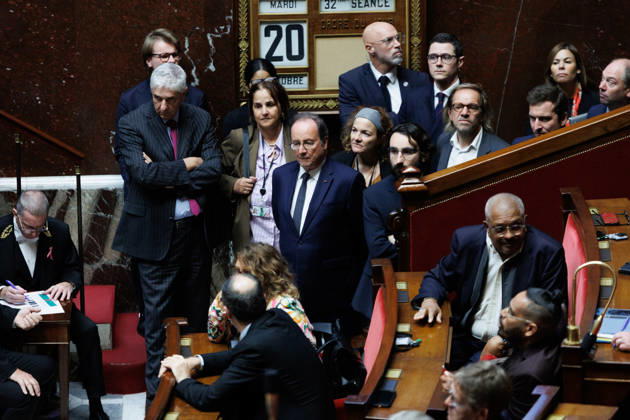 October 20, 2026: Francois Hollande during a question and answer session with the government at the National Assembly in Paris, on October 20, 2026.  - ZUMAs287 20261020_zip_s287_027 Copyright: xSadakxSouicix