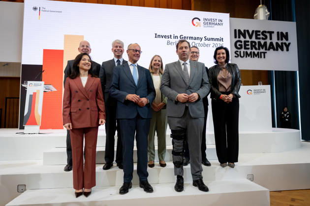 Invest in Germany Summit, Berlin, ESMT Invest in Germany Summit, Berlin, ESMT, Friedrich Merz, Federal Chancellor Katherina Reiche, Federal Minister of Economic Affairs Lars Klingbeil, Federal Minister of Finance Steffen Bilger, Federal Minister of Transportation Dorothee Bär, Federal Minister of Research Verena