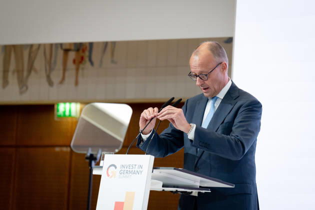 Invest in Germany Summit, Berlin, ESMT Invest in Germany Summit, Berlin, ESMT, Friedrich Merz, Federal Chancellor Berlin Berlin GER