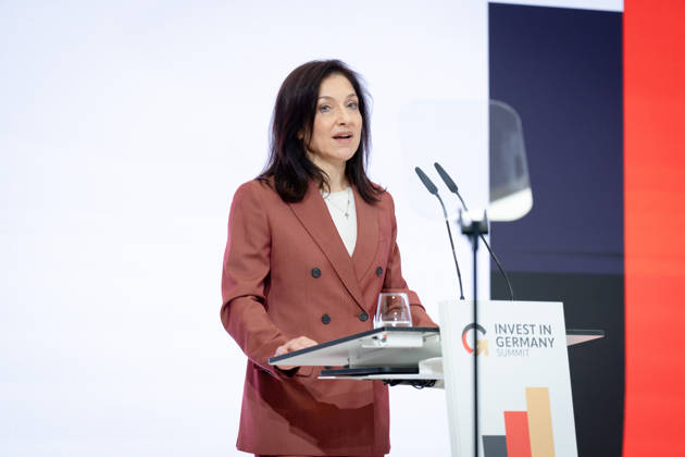 Invest in Germany Summit, Berlin, ESMT Invest in Germany Summit, Berlin, ESMT, Katherina Reiche, Federal Minister for Economic Affairs Berlin Berlin GER