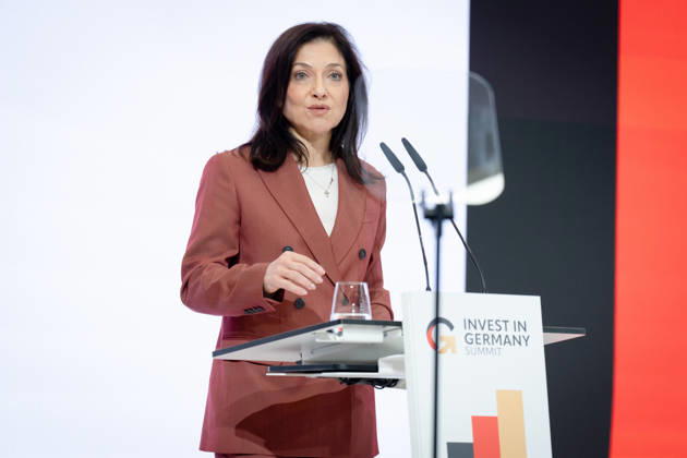 Invest in Germany Summit, Berlin, ESMT Invest in Germany Summit, Berlin, ESMT, Katherina Reiche, Federal Minister for Economic Affairs Berlin Berlin GER